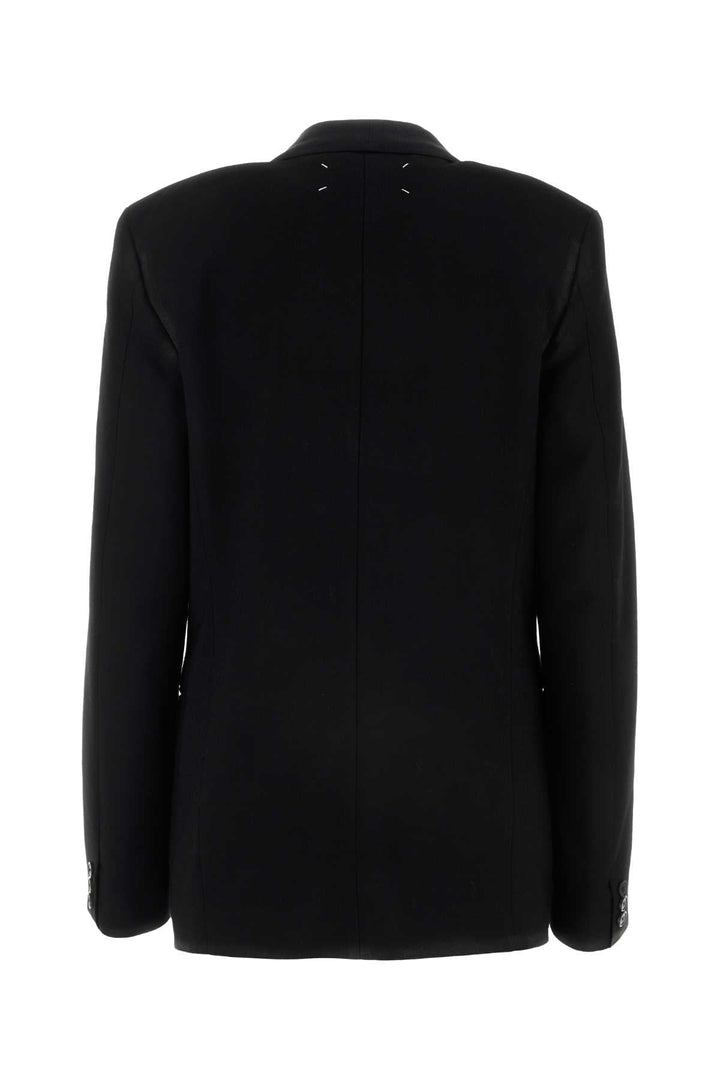 Maison Margiela Women Black Gabardine Blazer