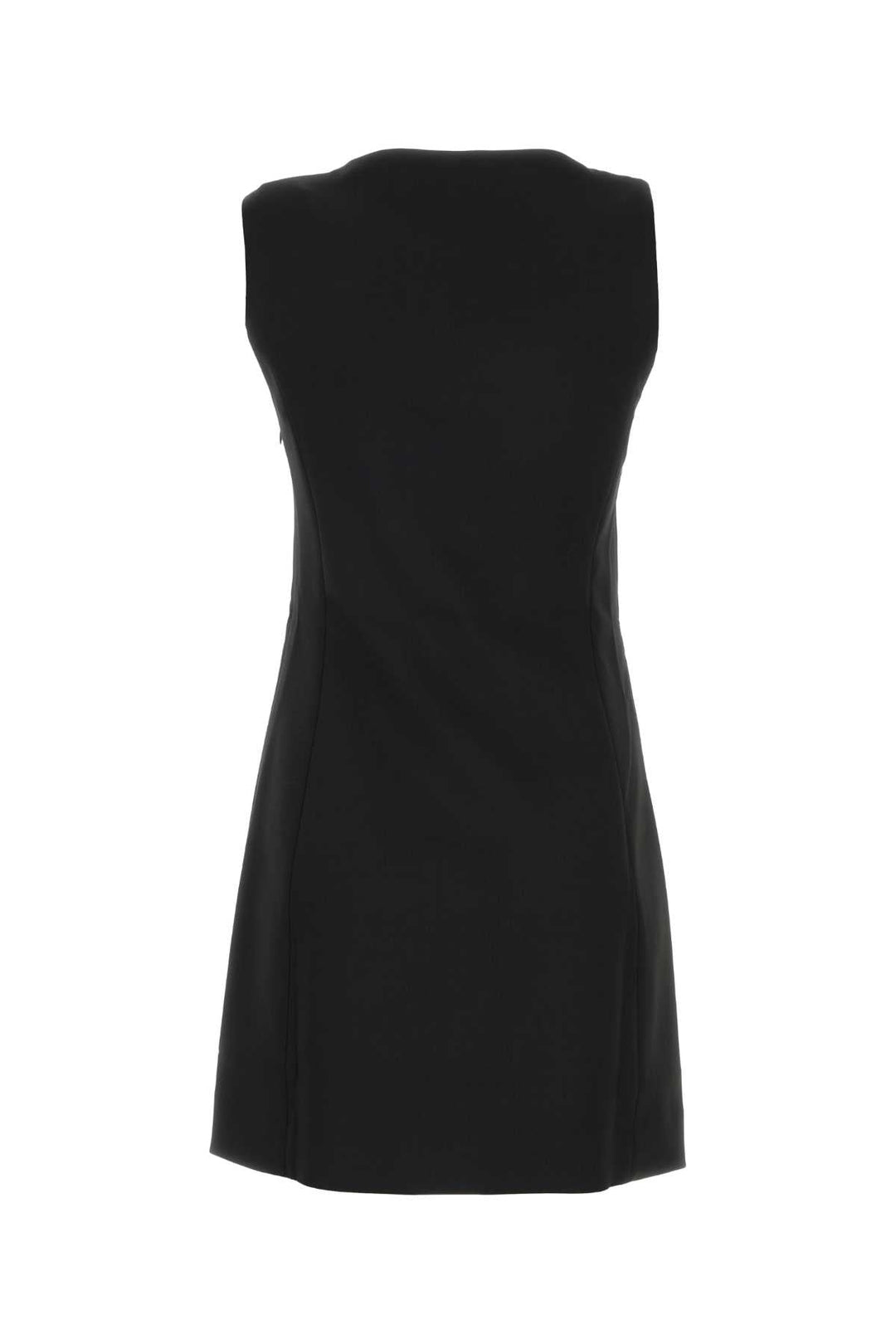 Coperni Women Black Stretch Jersey Fitted Dress
