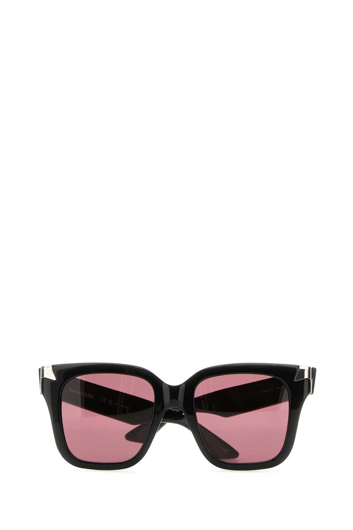 Alexander Mcqueen Women Black Acetate Punk Rivet Sunglasses