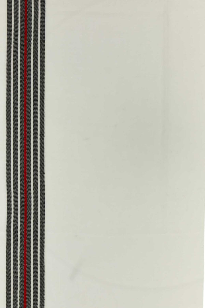 Alexander Mcqueen Women Ivory Wool Blend Foulard