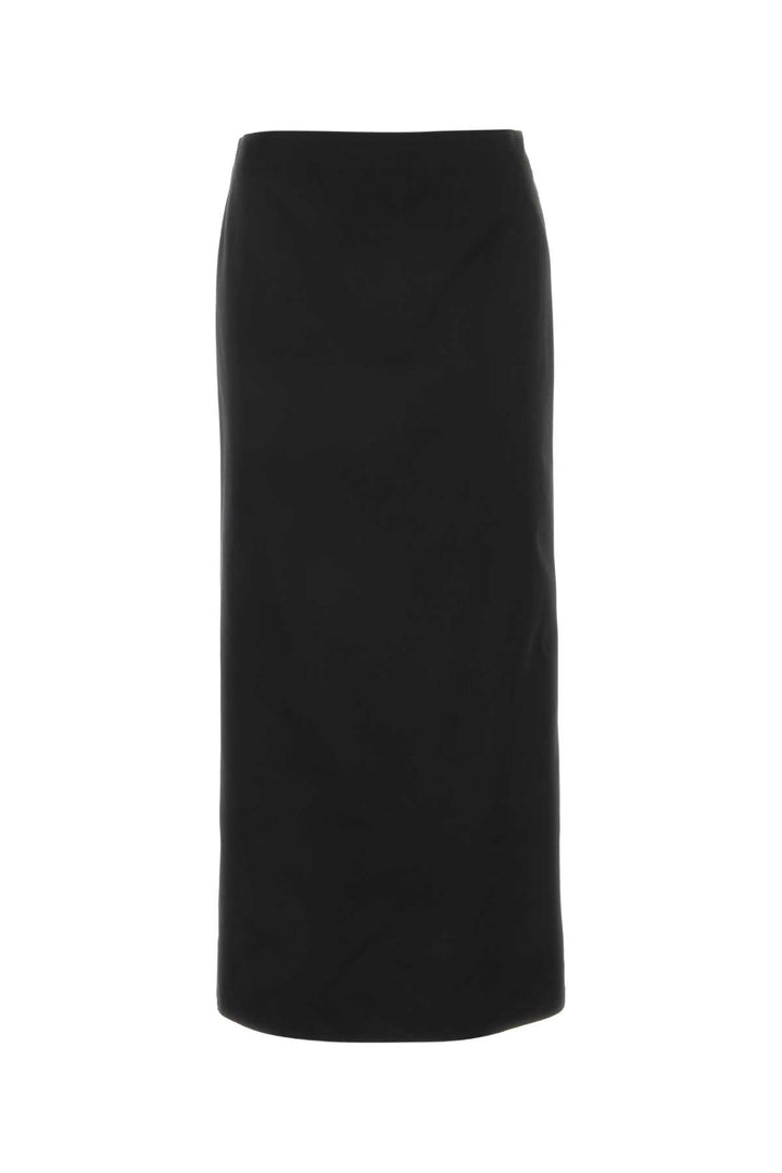 Gucci Women Black Satin Skirt