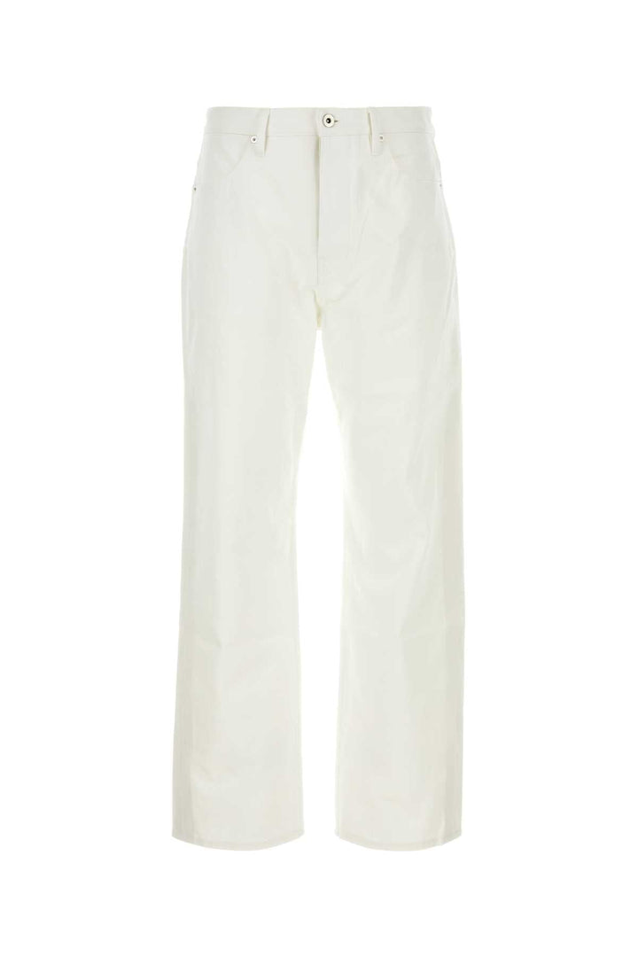 Jil Sander Men White Denim Jeans