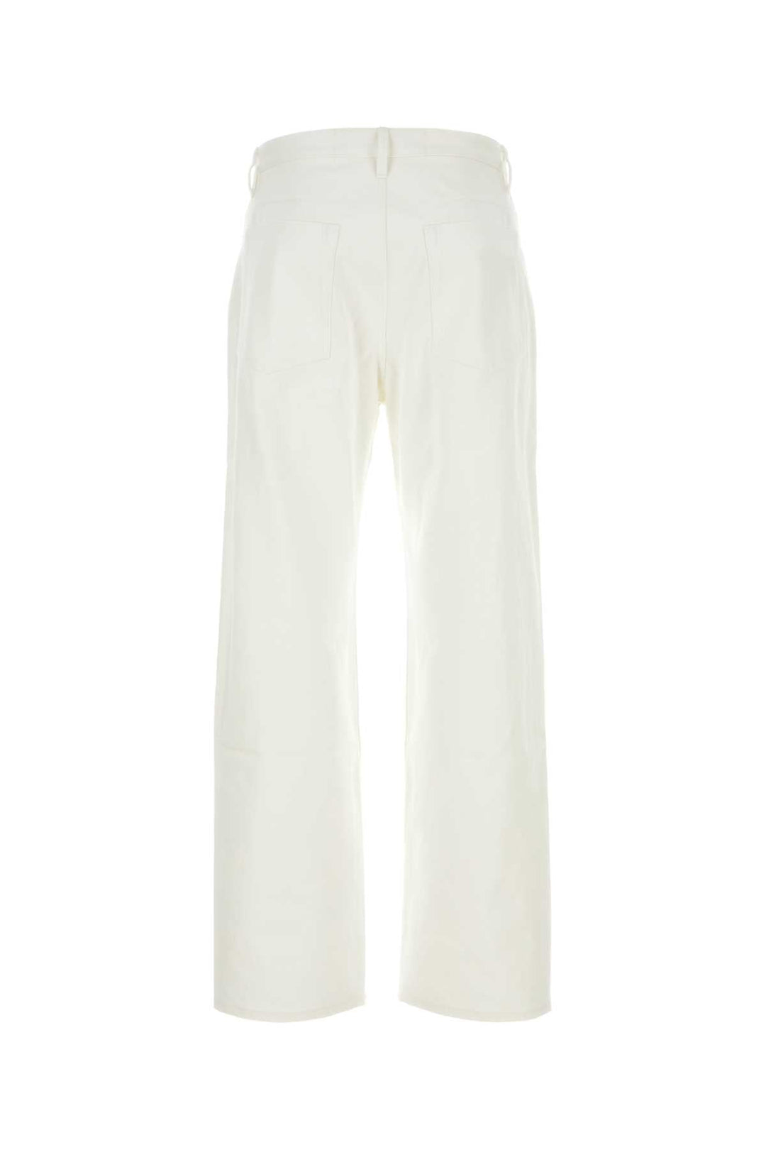 Jil Sander Men White Denim Jeans