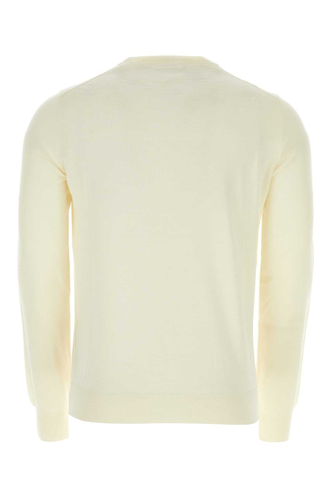 Jil Sander Men Ivory Wool Sweater