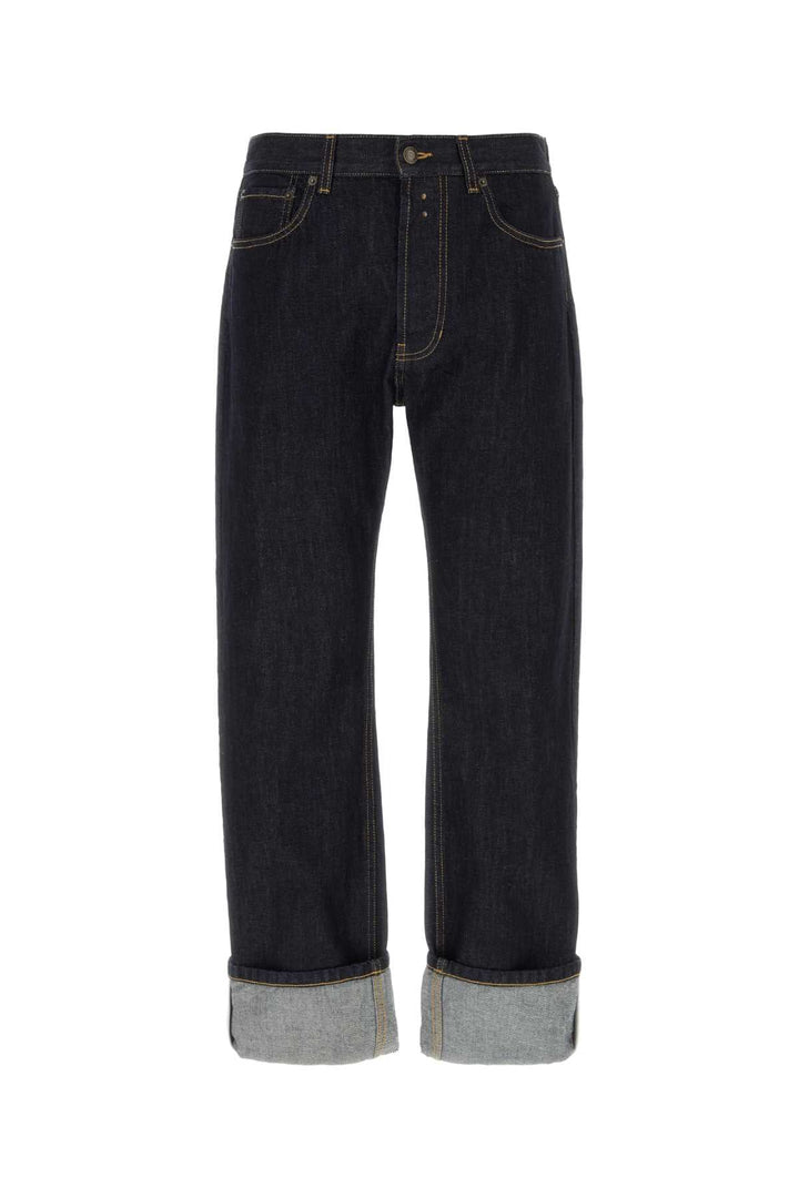 Alexander Mcqueen Men Dark Blue Denim Jeans