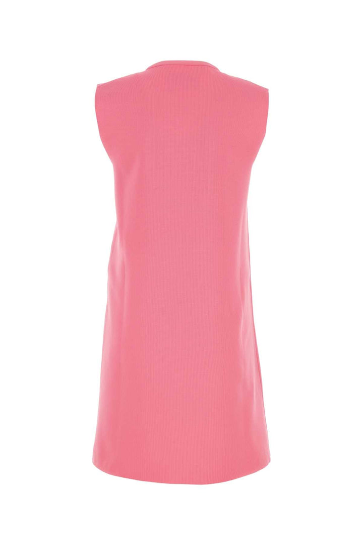 Jil Sander Women Fluo Pink Polyester Mini Dress