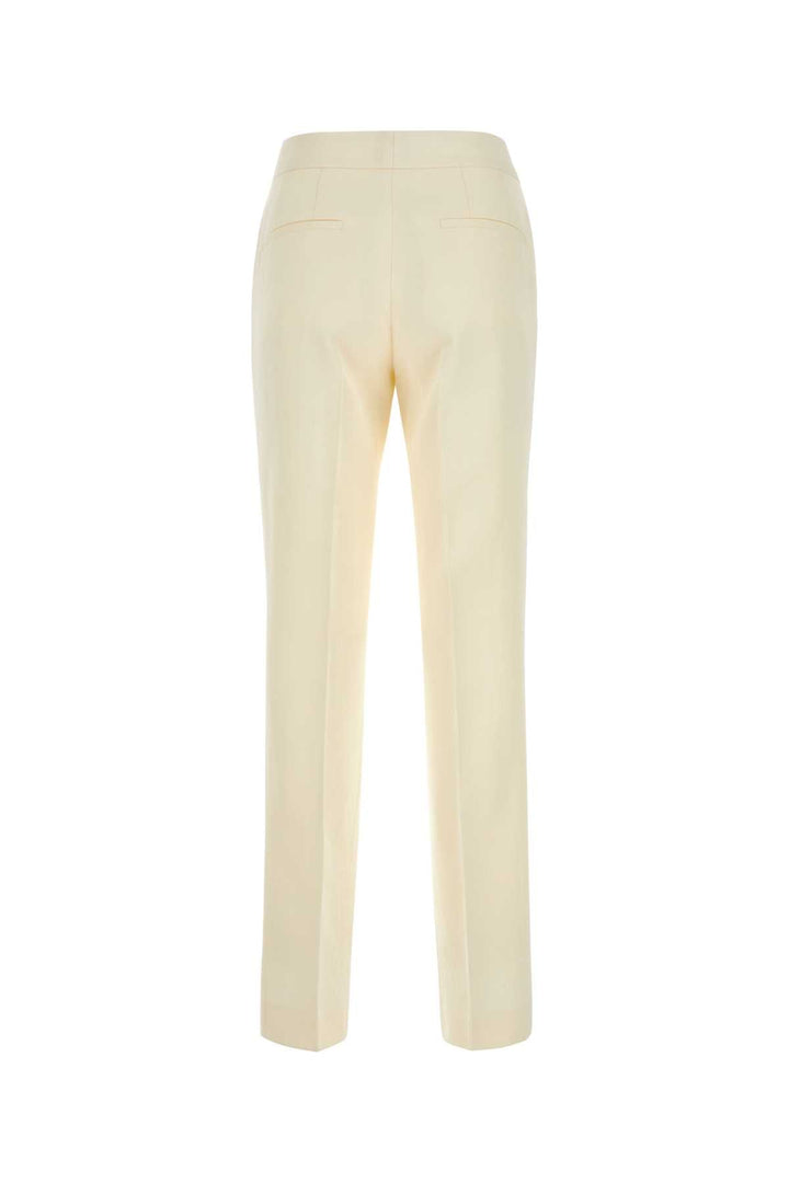 Jil Sander Women Ivory Viscose Blend Pant