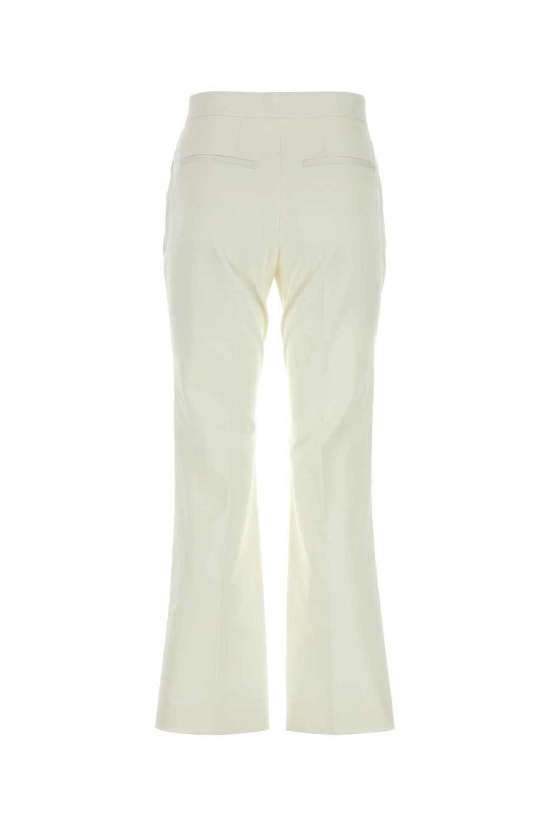 Jil Sander Women White Cotton Pant