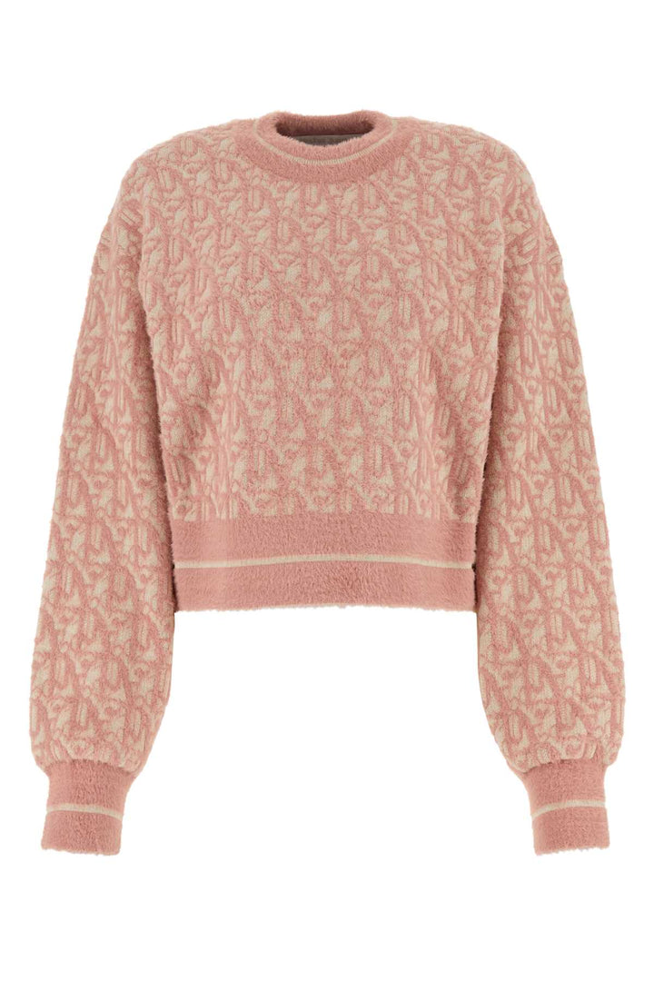 Palm Angels Women Embroidered Nylon Blend Sweater
