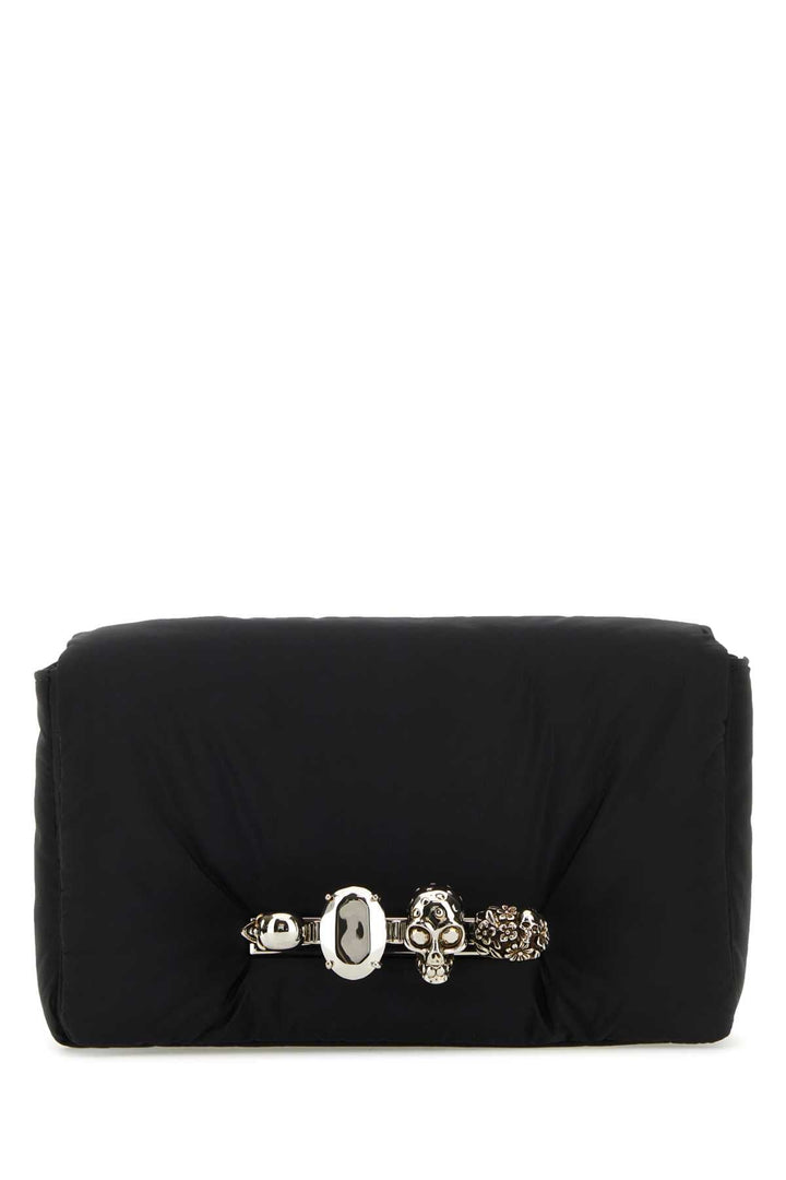 Alexander Mcqueen Men Black Nylon The Puffy Knuckle Belt Bag