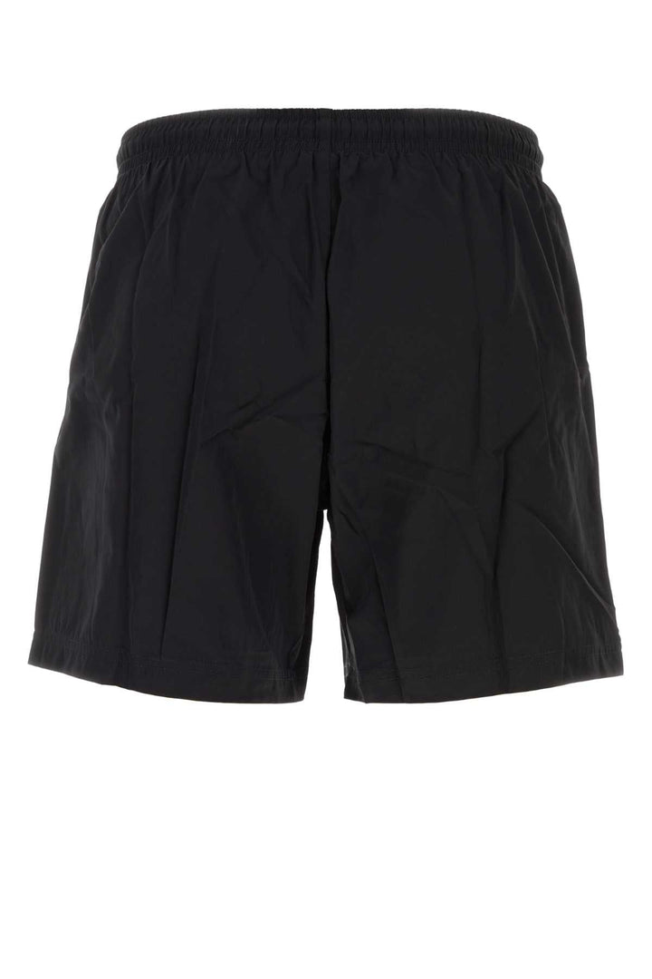 Alexander Mcqueen Men Black Nylon Swimming Shorts
