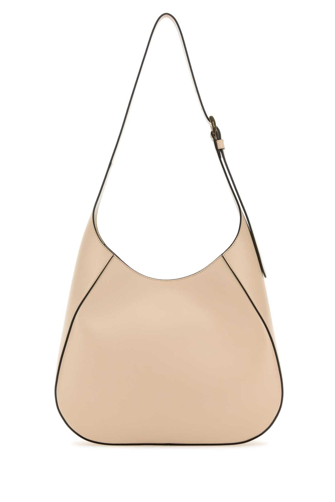 Prada Women Powder Pink Leather Shoulder Bag