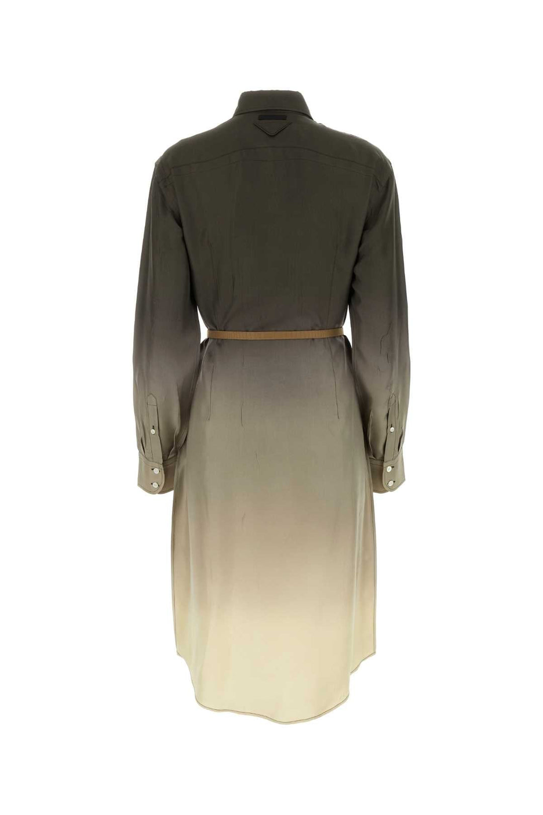 Prada Women Multicolor Twill Shirt Dress