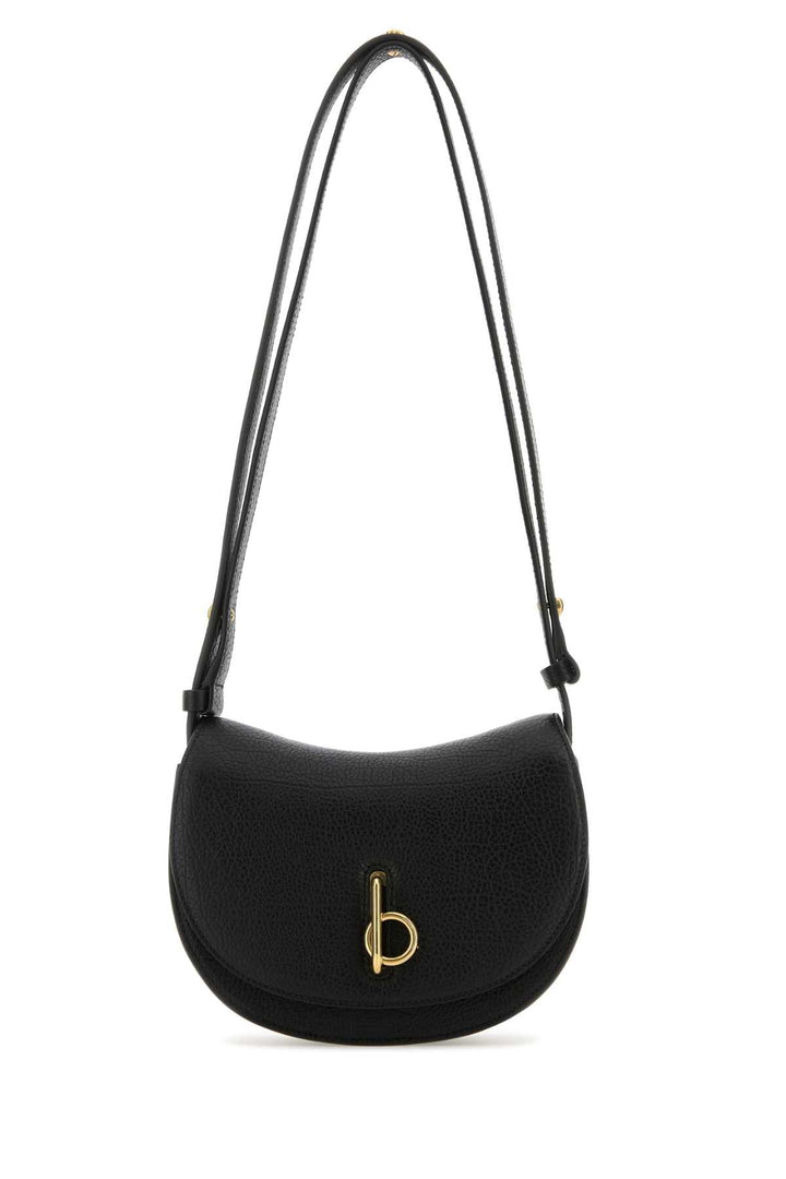 Burberry Women Black Leather Mini Rocking Horse Shoulder Bag
