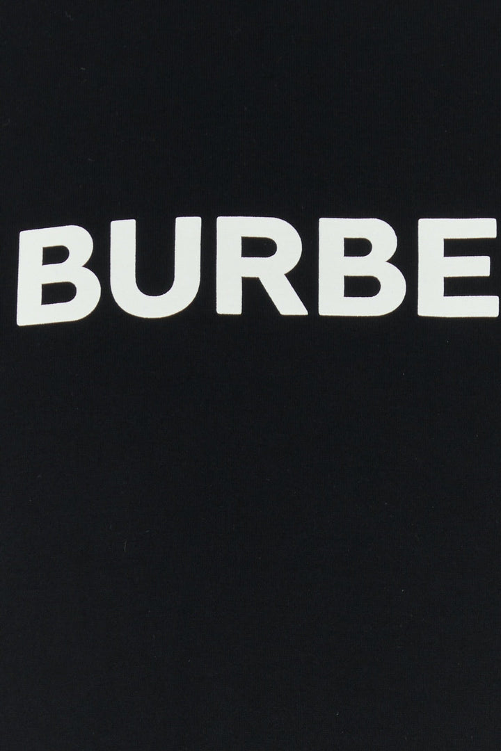 Burberry Men Black Cotton T-Shirt