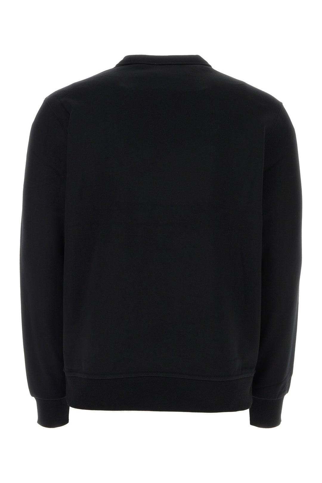 Burberry Men Black Stretch Cotton Oversize Sweater