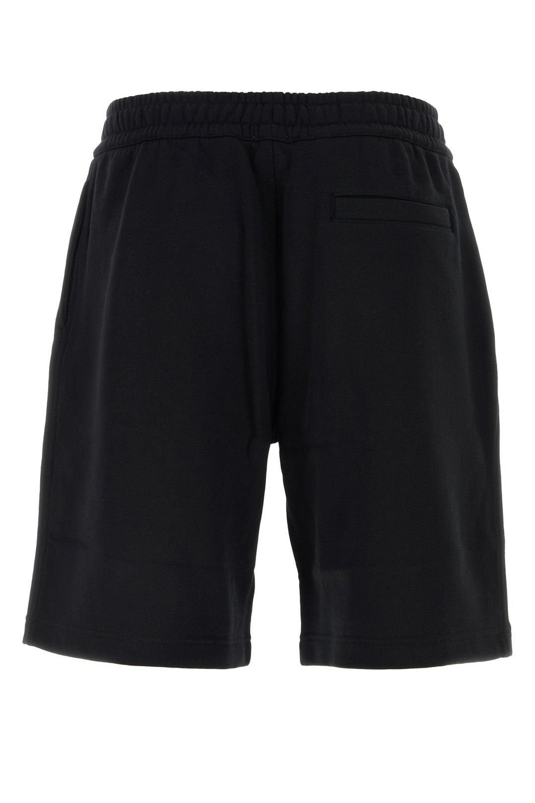Burberry Men Black Cotton Bermuda Shorts