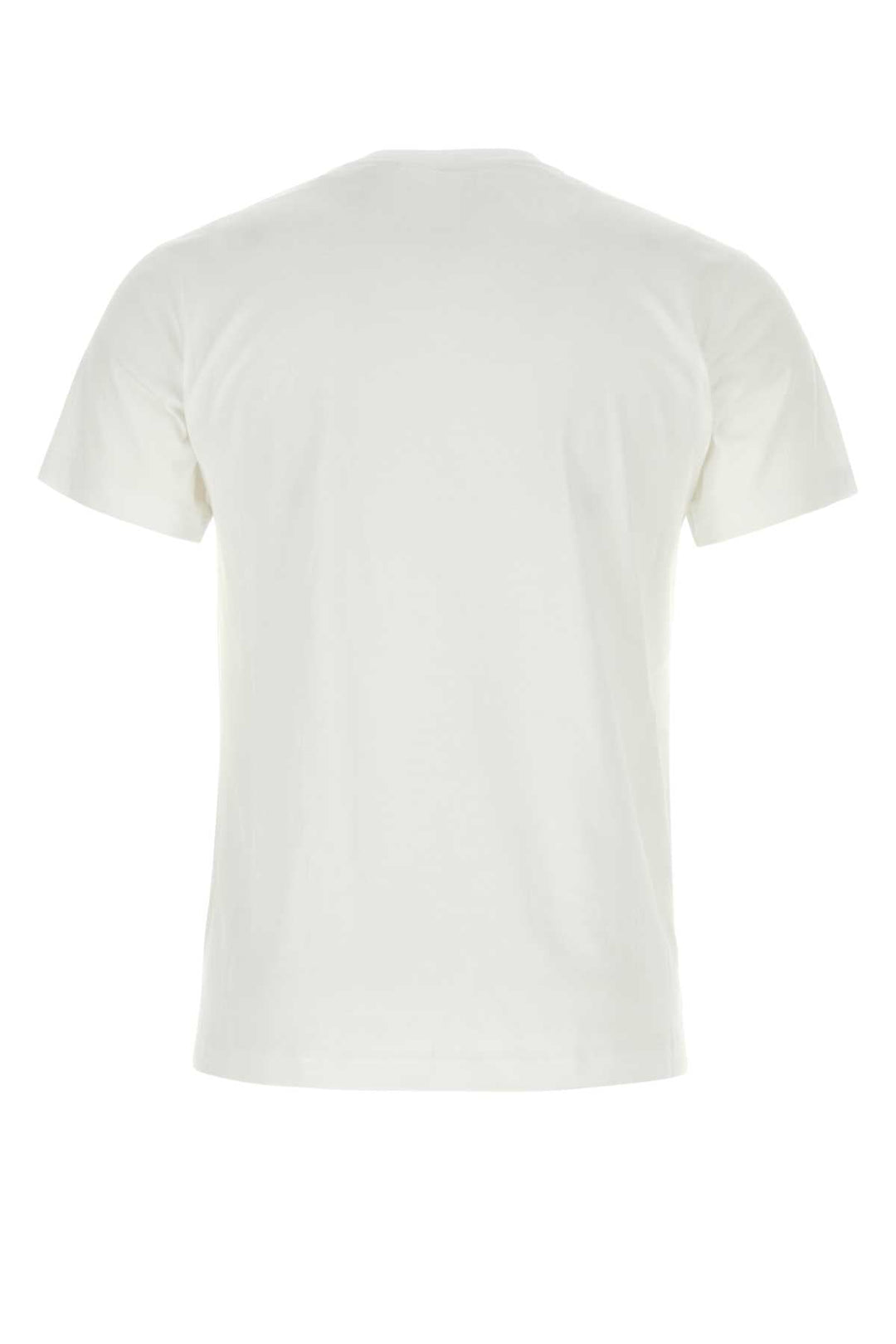 Burberry Men White Cotton T-Shirt