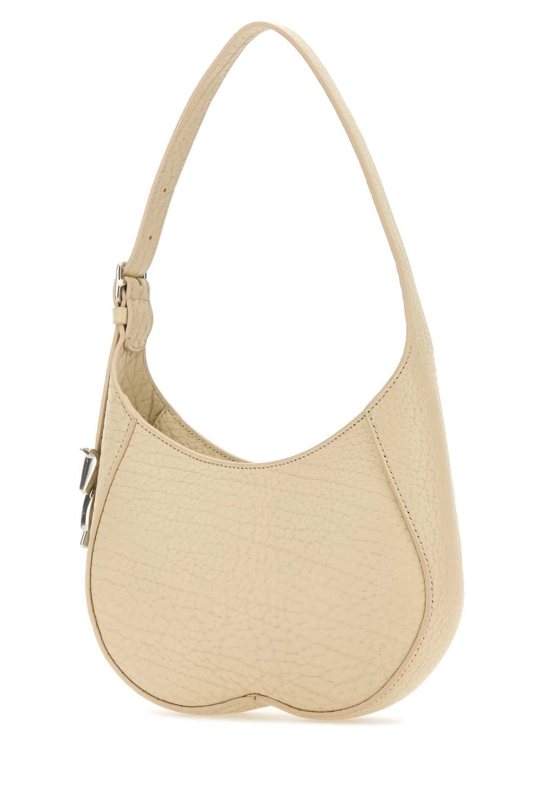 Burberry Women Sand Leather Small Chess Shoulder Bag