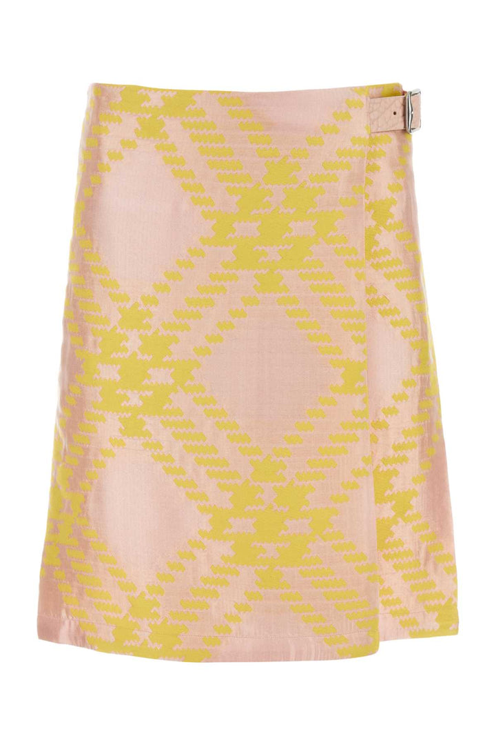 Burberry Women Embroidered Cotton Blend Skirt