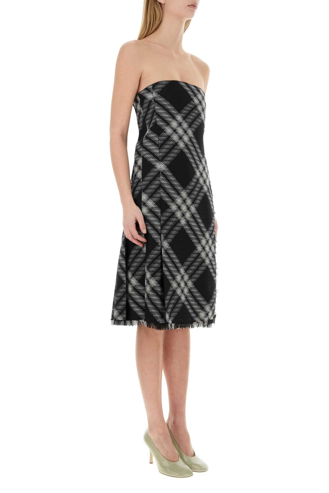 Burberry Women Embroidered Wool Dress
