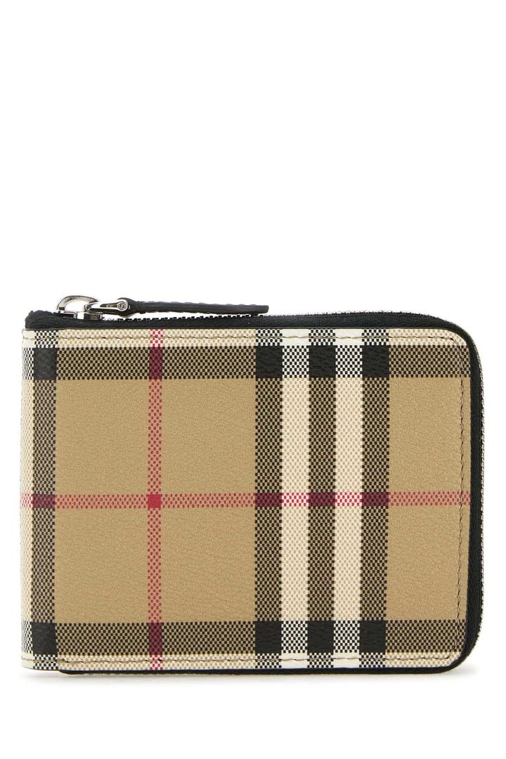 Burberry Men Printed Canvas Wallet