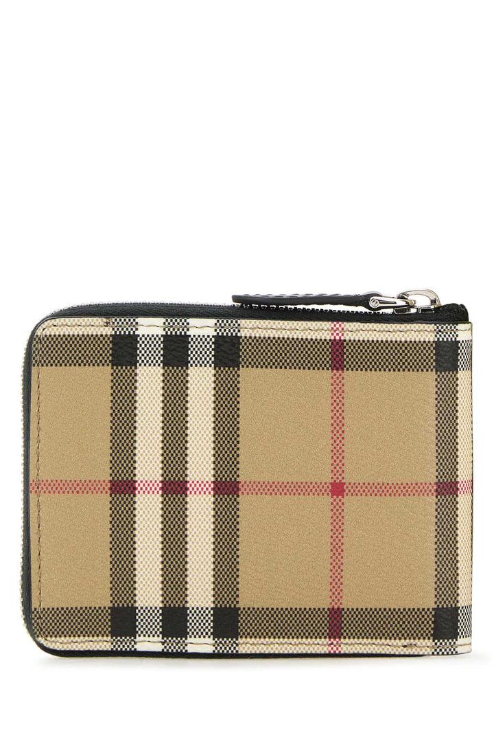 Burberry Men Printed Canvas Wallet