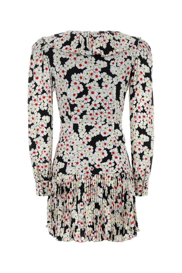 Alessandra Rich Women Printed Silk Mini Dress
