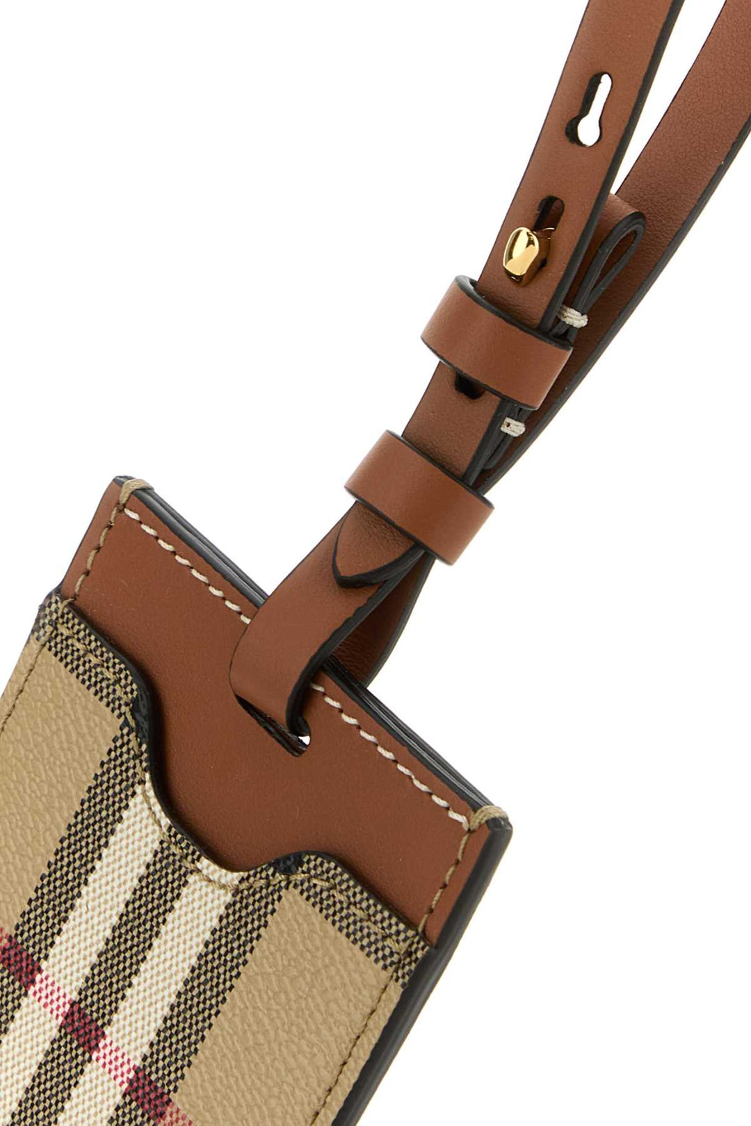 Burberry Women Printed Canvas Porte Adresse Plate