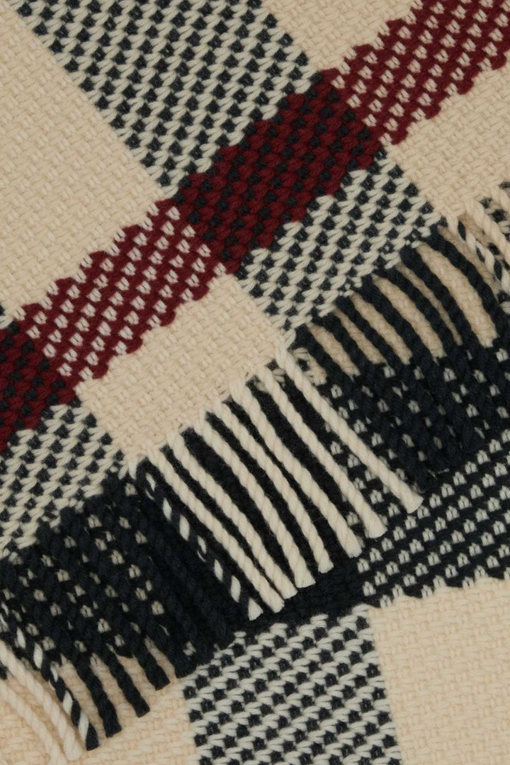 Burberry Women Embroidered Wool Scarf