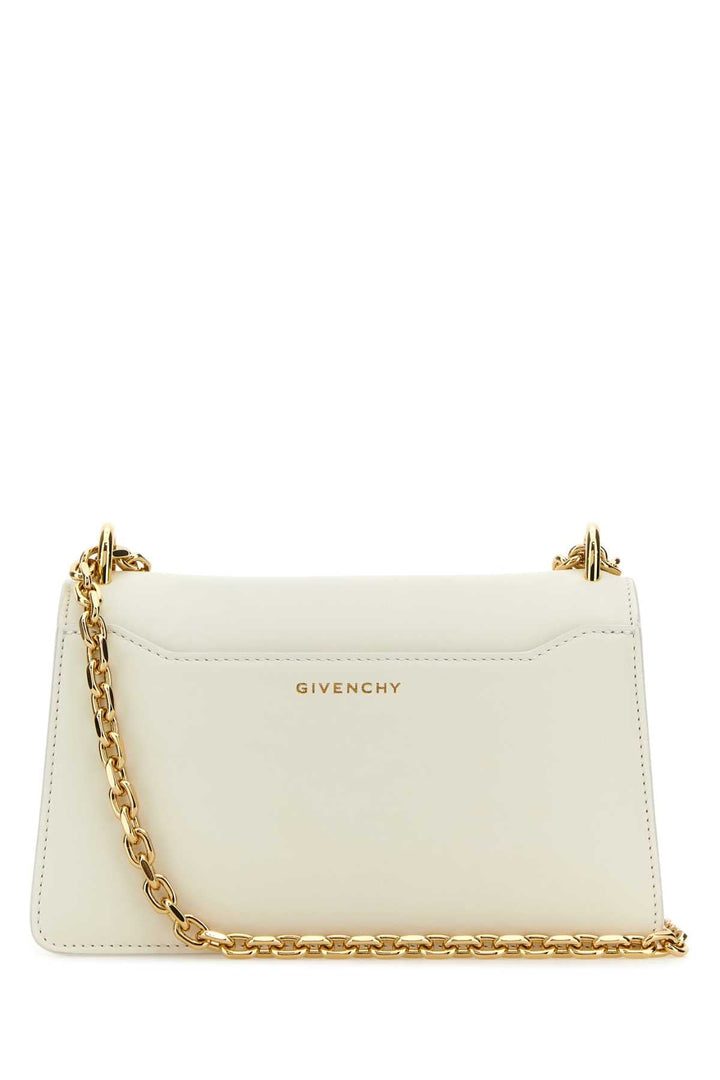 Givenchy Women Ivory Leather Small 4G Shoulder Bag