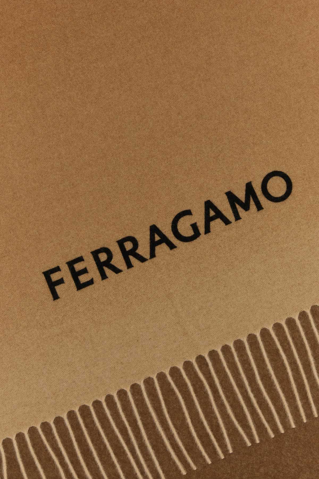 Salvatore Ferragamo Women Brown Cashmere Scarf