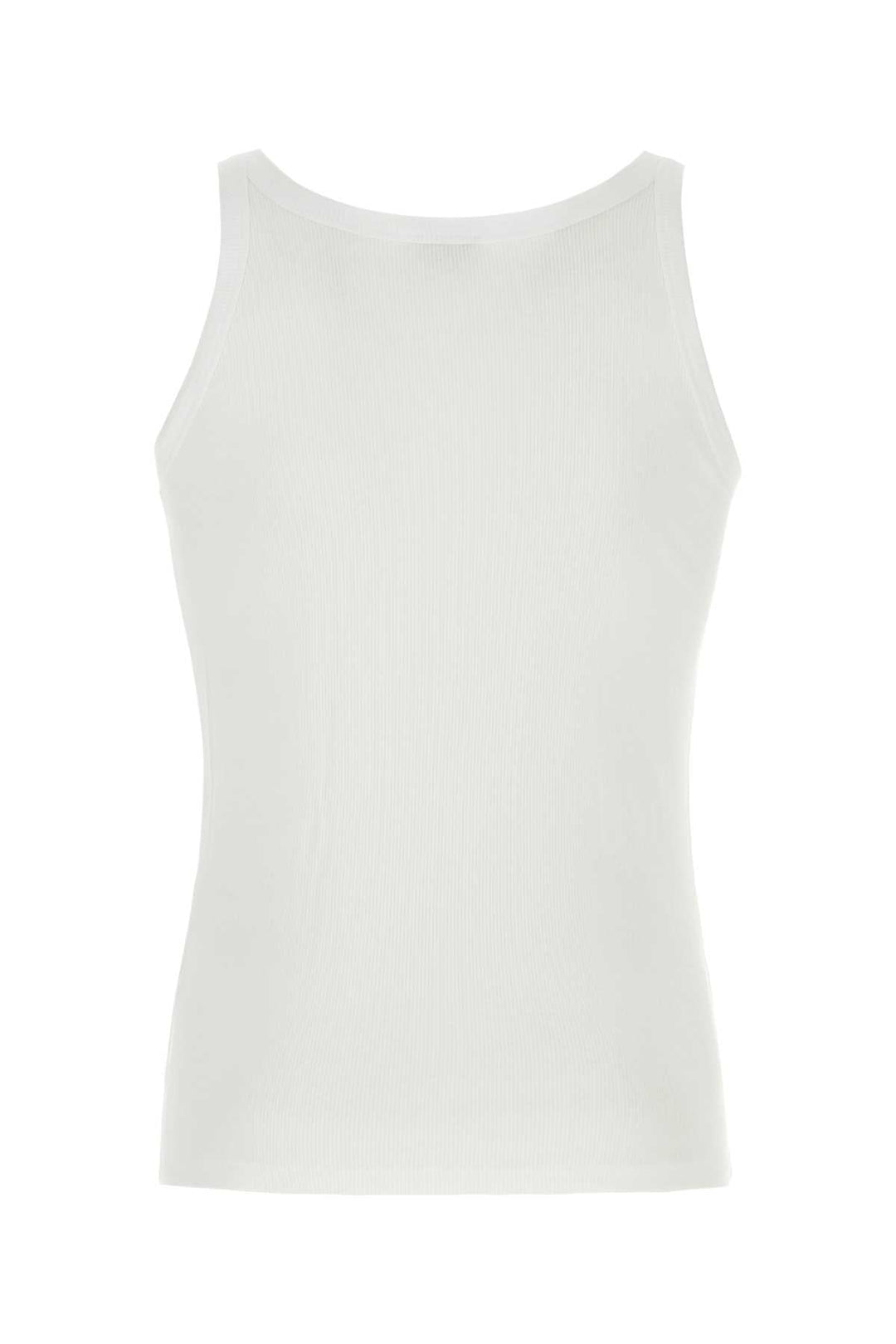 Dolce &amp; Gabbana Men White Cotton Marcello Tank Top