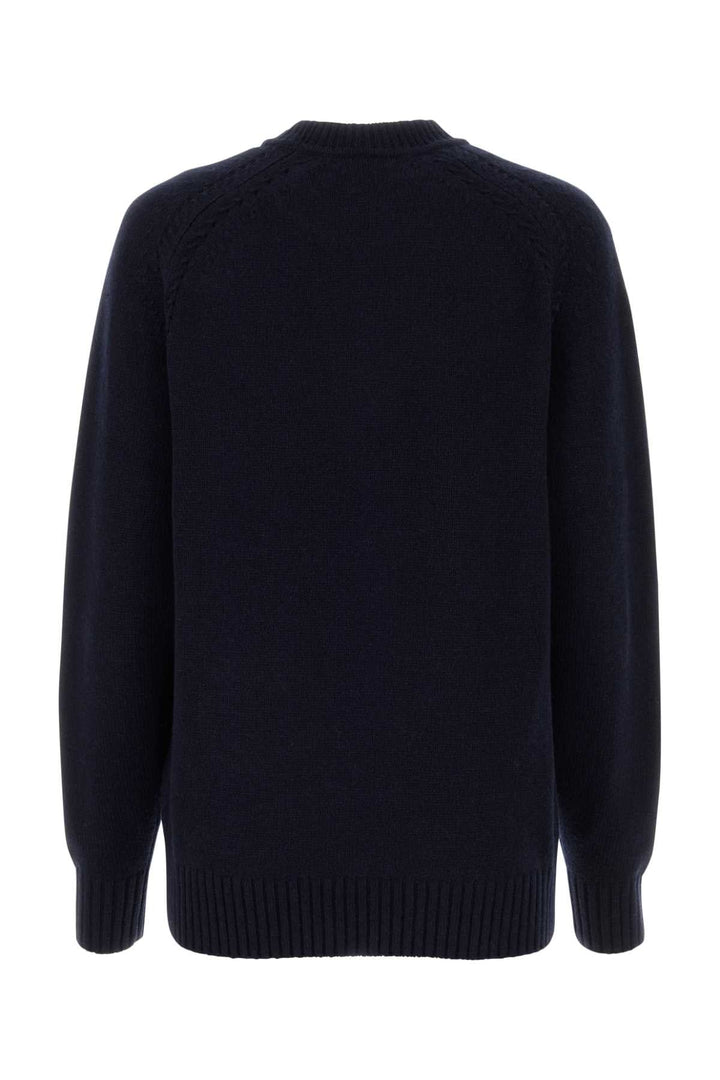 Chloe Women Midnight Blue Cashmere Blend Oversize Sweater