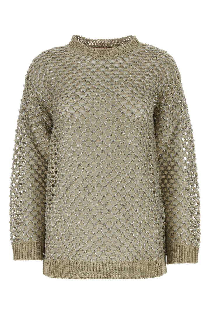 Valentino Garavani Women Embellished Crochet Sweater