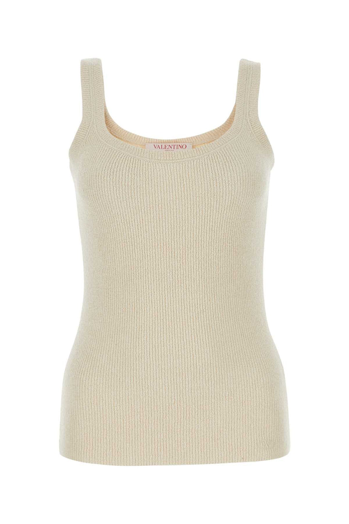 Valentino Garavani Women Sand Silk Tank Top