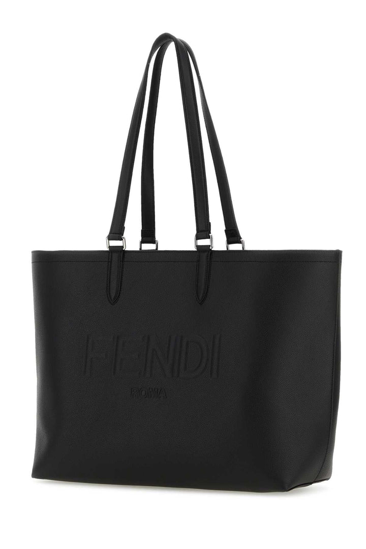 Fendi Men Back Leather Fendi Roma Shopping Bag