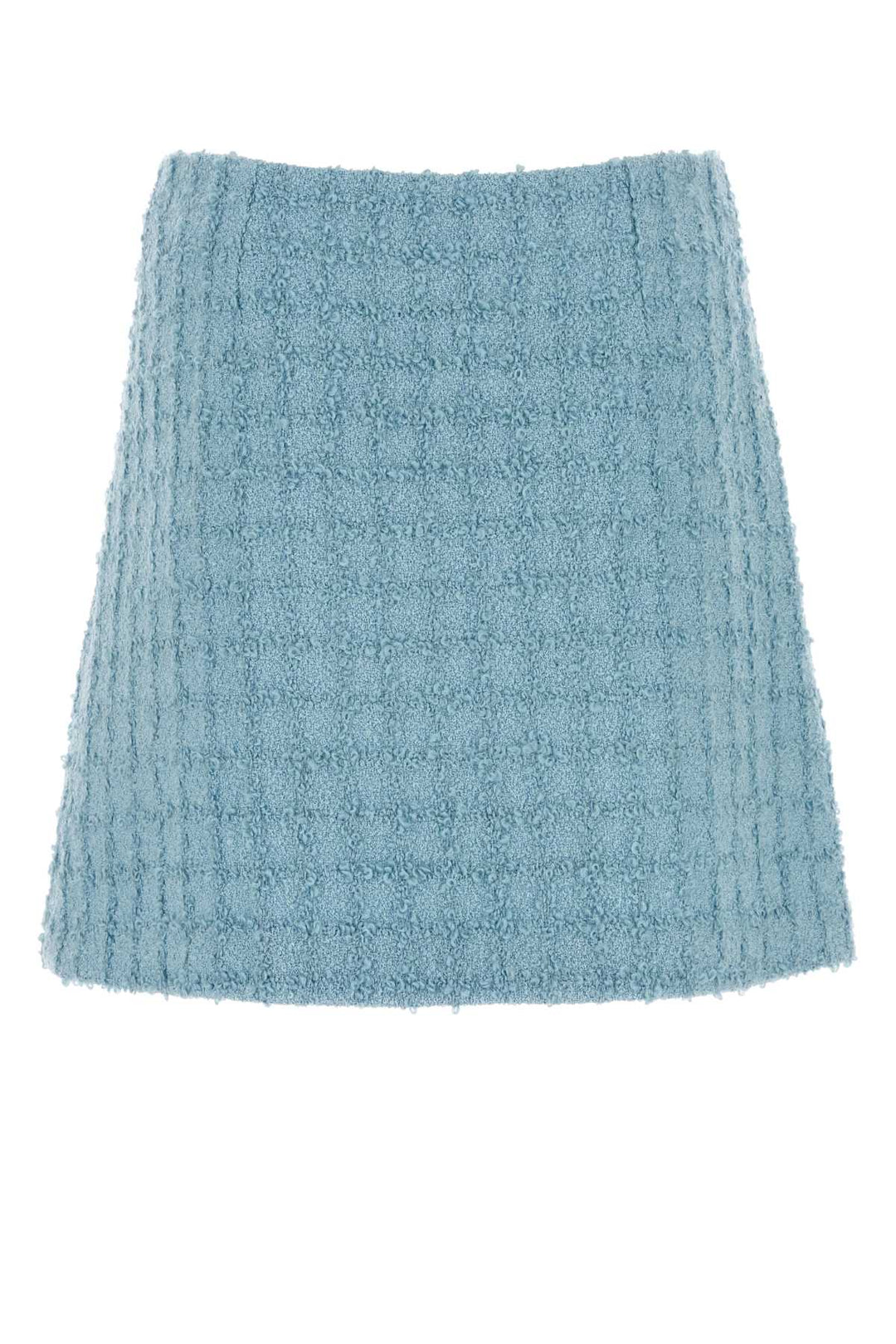 Versace Women Light-Blue Boucle Mini Skirt