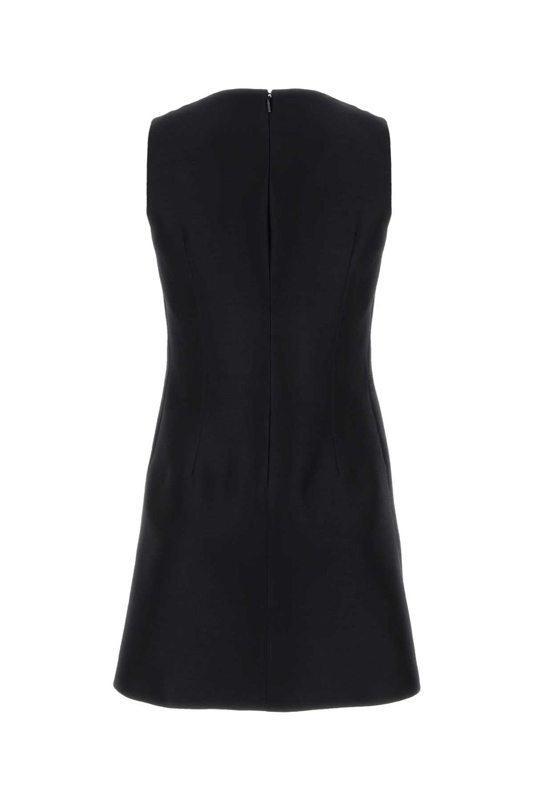 Versace Women Black Twill Mini Dress