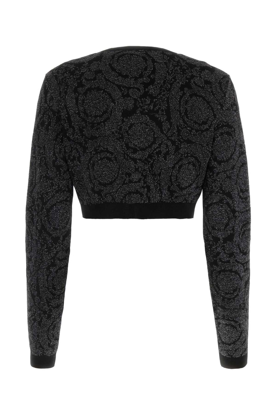 Versace Women Embroidered Stretch Viscose Blend Cardigan