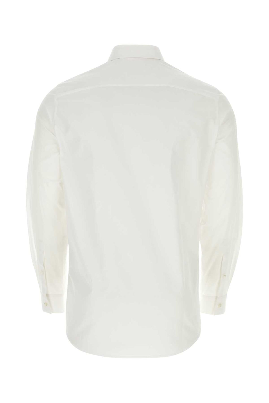 Jil Sander Men White Poplin Shirt