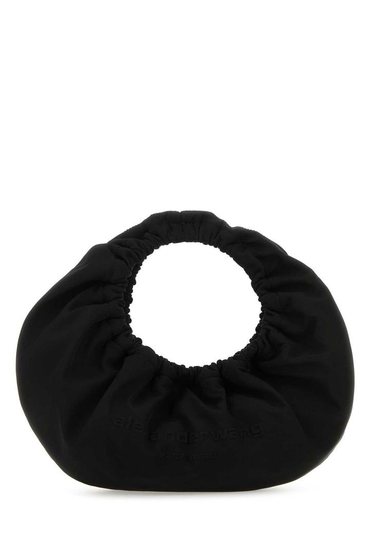 Alexander Wang Women Black Fabric Crescent Small Handbag