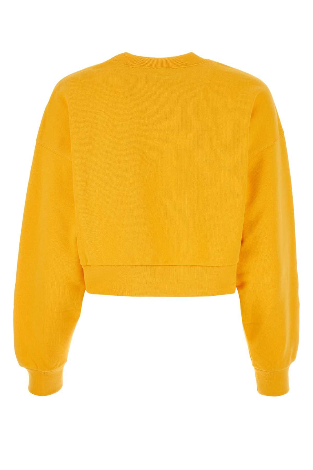 Yellow sweatshirt on a white background