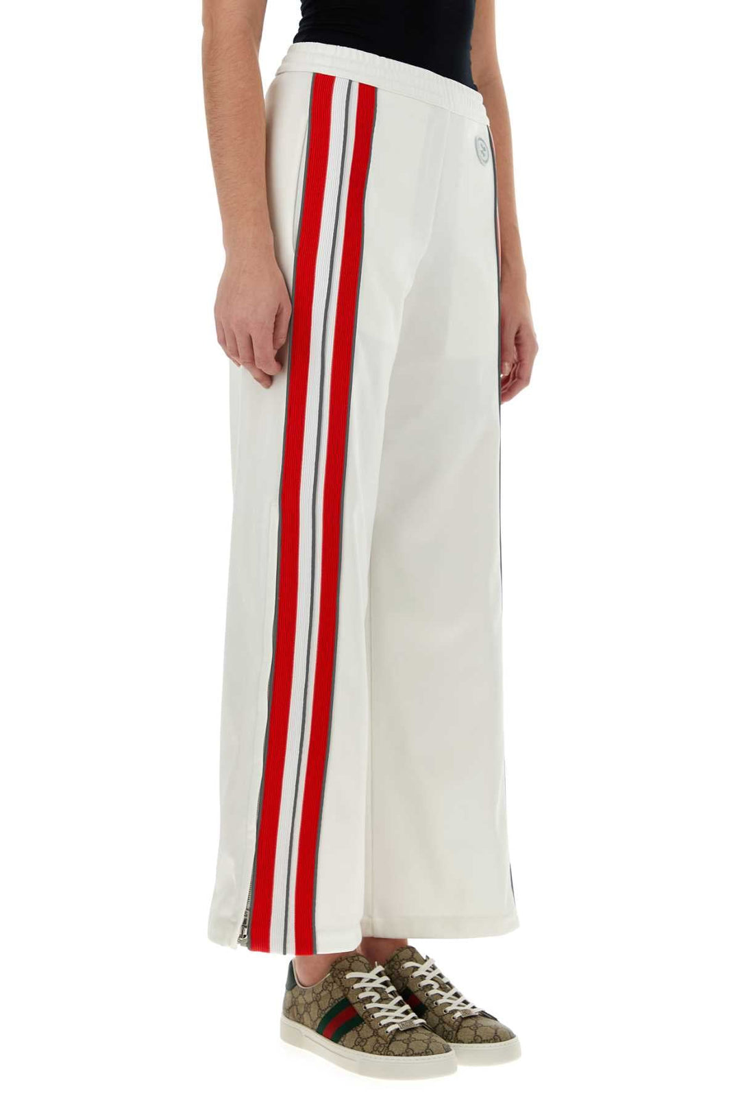 Gucci Women White Polyester Blend Pant