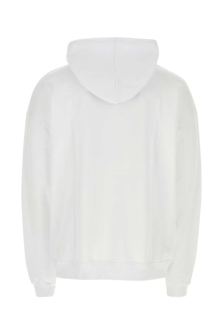 Dsquared Men White Cotton Sweatshirt