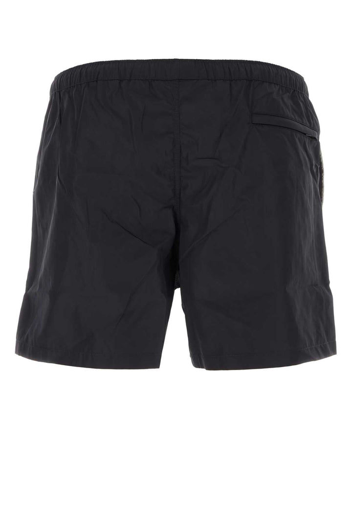 Valentino Garavani Men Midnight Blue Nylon Swimming Shorts