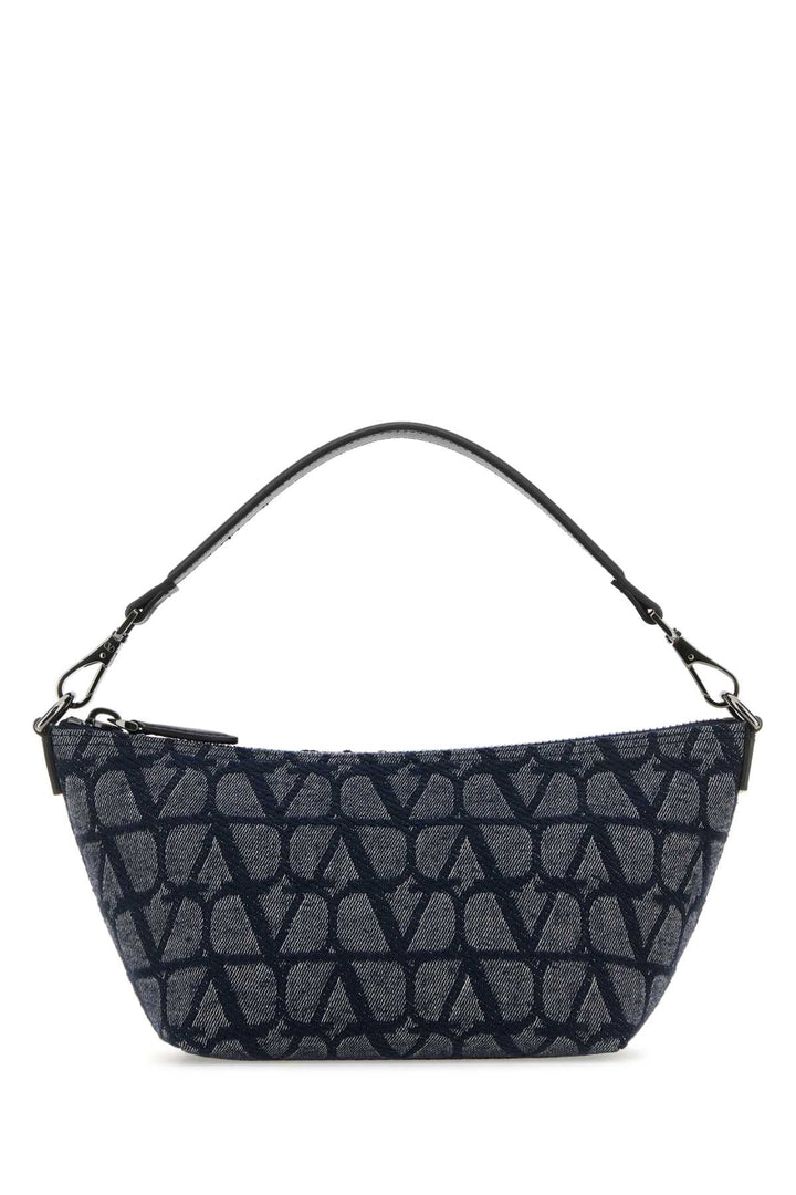 Valentino Garavani Men Blue Toile Iconographe Handbag