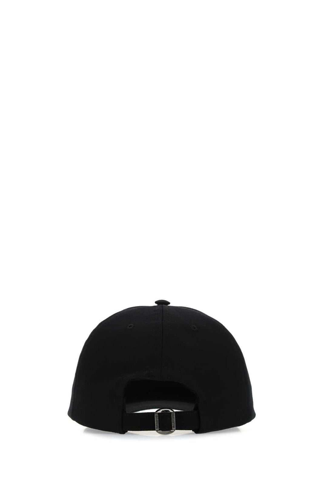 Valentino Garavani Men Black Gabardine Baseball Cap