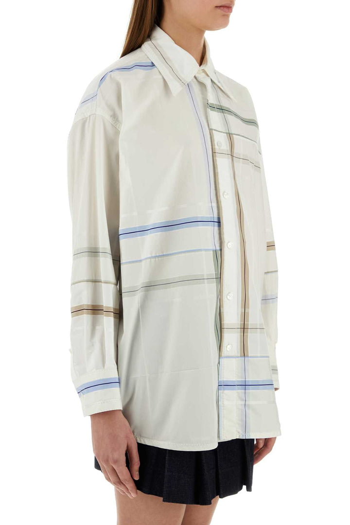 Bottega Veneta Women Embroidered Poplin Shirt