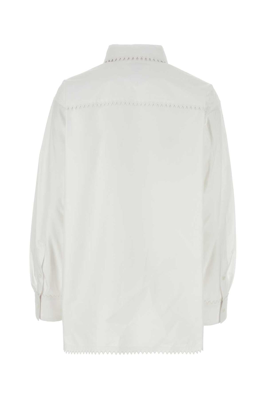 Bottega Veneta Women White Oxford Shirt